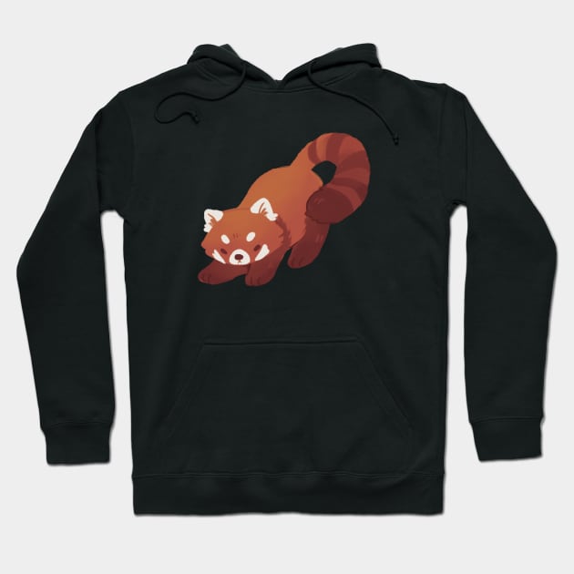 Red Panda 3 Hoodie by electricgale